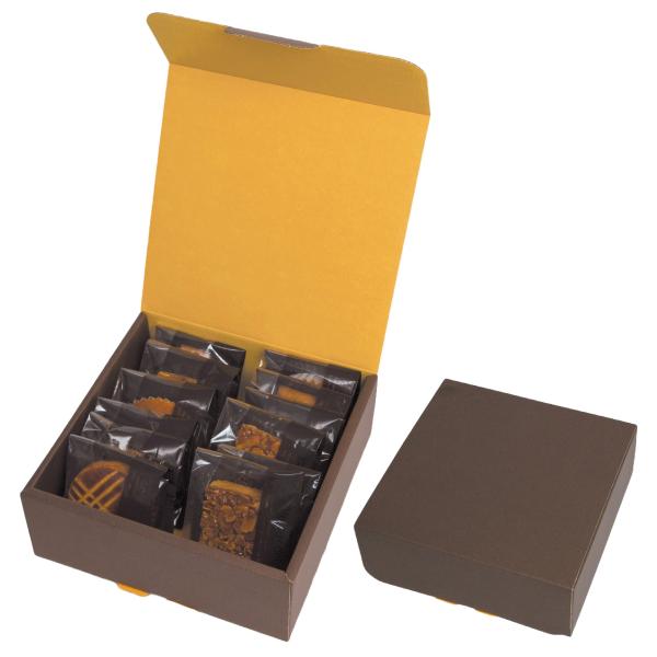 【屋号必須】洋菓子焼き菓子ギフト箱 20-795 コンビネーションギフト S 180×180×70mm 1ケース50枚入 ヤ..