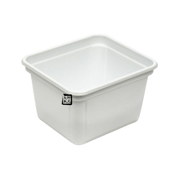 【屋号必須】角型バルク容器 角500ml 本体 W(一般型P)M 117×103×73mm 1ケース600個入り 01031507 東名..