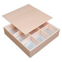 値引有 屋号必須 折箱 夢御膳 姫杉 9色 共蓋付 210×210×48(40)mm 1ケース120枚入 アライ
