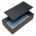 屋号必須 折箱 GB-N1L-F 長折1段(大) 黒久松 共蓋付 204×106×51(45)mm 1ケース270枚入 アライ