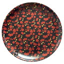 屋号必須 丸皿 まるひらざら 300 赤梅 300φ×25mm 1ケース400枚入 223005 青葉紙業 弁当容器