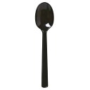 【屋号必須】プラスチックスプーン 16cm 黒 ポリ完封タイプ 1ケース3000本入り Y-154 やなぎプロダクツ 業務用 カトラリー