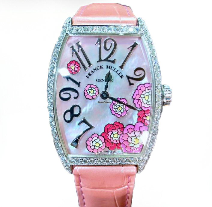 【新品】FRANCK MULLER フランクミュラー トノウカーベックス Limited Edition Peony　2852QZ REL MOP RS D1R　ステンレススチール　レディース　腕時計【送料・代引手数料無料】