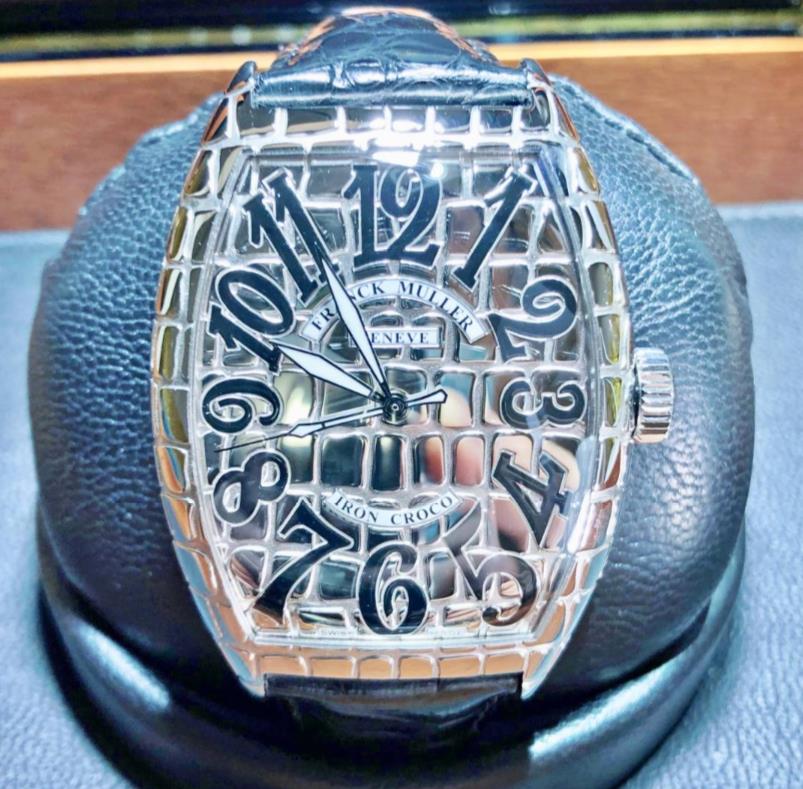 【新品】FRANCK MULLER フランクミュラー トノー カーベックス アイアンクロコ 8880 SC IRON CRO ステンレススチール　メンズ　腕時計　watch【送料・代引手数料無料】