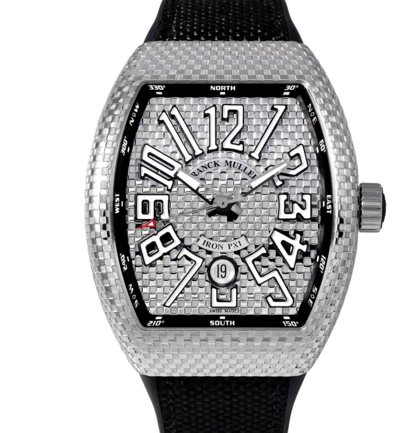 【新品】FRANCK MULLER フランクミュラー / ヴァンガード V45 SC DT AC NR IRON PXL ステンレススチール メンズ　腕時計　watch【送料・代引手数料無料】