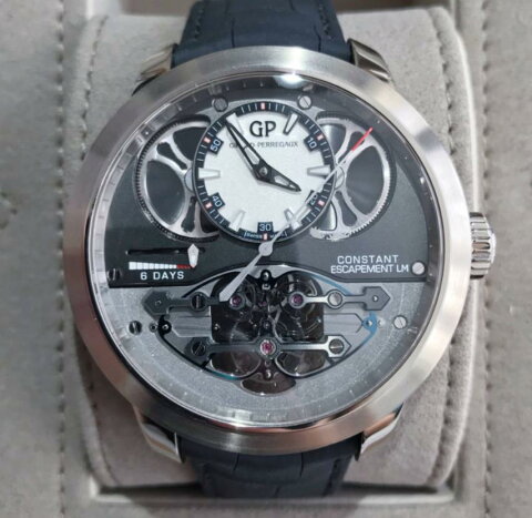 【新品】GIRARD PERREGAUX ジラール ペルゴ　ブリッジ　BRIDGES　18kホワイトゴールド メンズ　93500-53-131-BA6E　腕時計　watch　【送料・代引手数料無料】