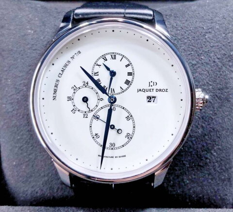 【新品】JAQUET DROZ ジャケドロー マジェスティック ペキン デュアルタイムゾーン J015139202 レディース　プラチナ　腕時計　watch【送料・代引手数料無料】