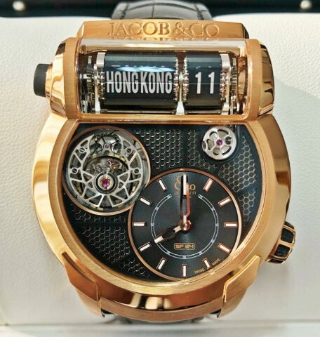 【新品】JACOB&CO ジェイコブ トゥールビヨン　ES102.40.NS.LG.A CA4D 18kローズゴールド　トゥールビヨン　メンズ　腕時計　watch【送料・代引手数料無料】
