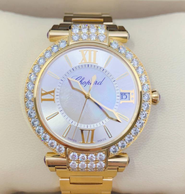 【新品】Chopard ショパール IMPERIALE 384241-0004 18Kローズゴールド 　純正ダイヤ　メンズ 腕時計 watch【送料・代引手数料無料】