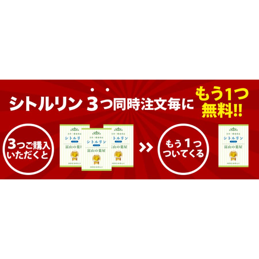 【8/11迄】【3つ同時購入毎にもう1つ無料】L- シトルリン サプリ サプリメント 理想の配合量・富山の 薬屋 さんの 健康食品　老人 子供 キッズ 小学生 中学生 高校生 成長 受験 試験 応援　宝蔵メディカル 福袋 houzougift-10000731 富山の健康サプリ 宝蔵メディカル サンプル画像2