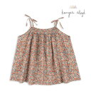 kongesslojd コンゲススロイド キャミソール ノースリーブ 女の子 花柄 ピンク 夏服 プレゼント ギフト かわいい おしゃれ【正規輸入品】