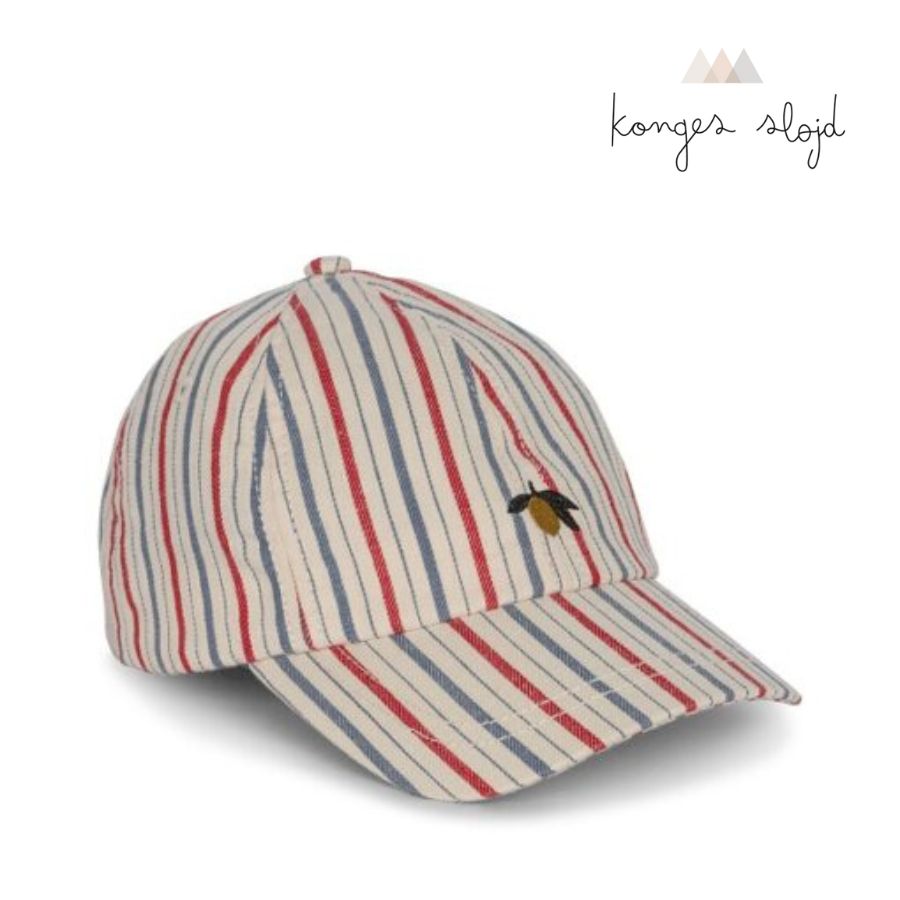 kongesslojd コンゲススロイド 帽子 キャップ 出産祝い ストライプ レモン かわいい おしゃれ 2歳 3歳 4歳 プレゼント ギフト 【正規輸入品】