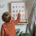 リトルログレッツ アートポスター 新入学 子供部屋 ポスター インテリア キッズルーム 成長 背 知育 おしゃれ かわいい ギフト 動物 アニマル 感情 表情 ...