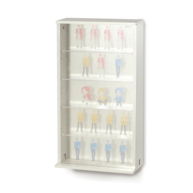 Rakuten - 【安心の上場企業】 BIBILAB(ビビラボ) 壁掛け コレクションケース アクスタマンション LBR-380H-WW 5段 ハイタイプ ディスプレイケース アクスタ 収納 推し活 JAN:4571697230835 【代引・日時指定・キャンセル不可・北海道沖縄離島配送不可】-メーカー直送-