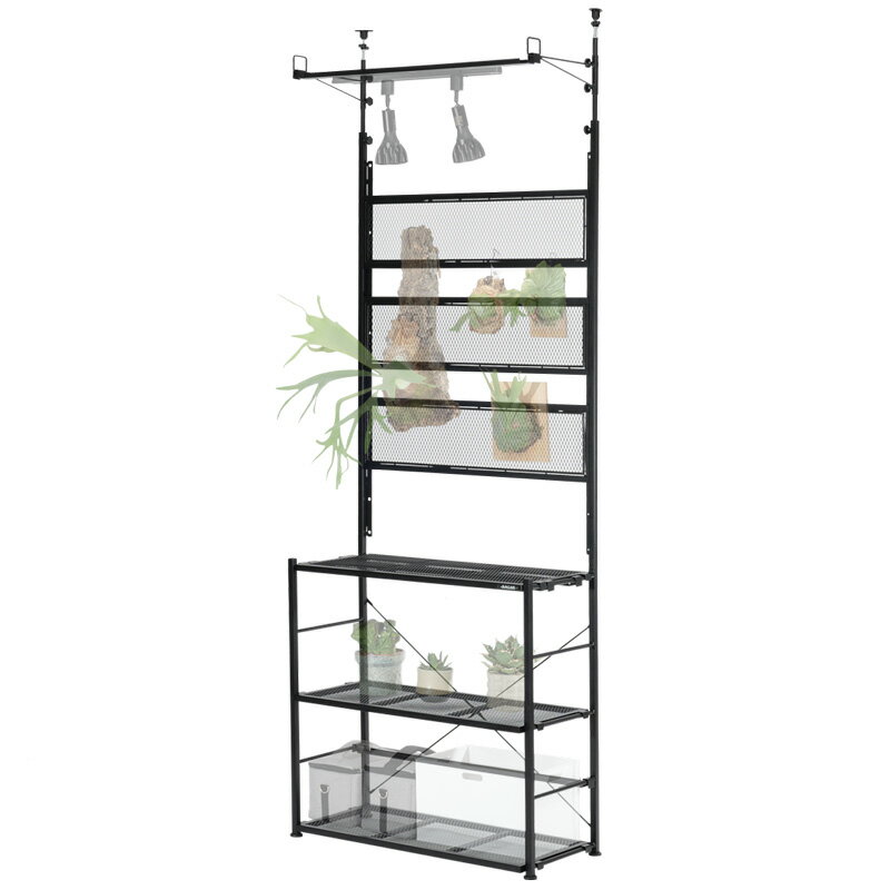 【安心の上場企業】 BIBILAB(ビビラボ) ビザールプランツウォールラック LPW-2100-BK ブラック ビカク..