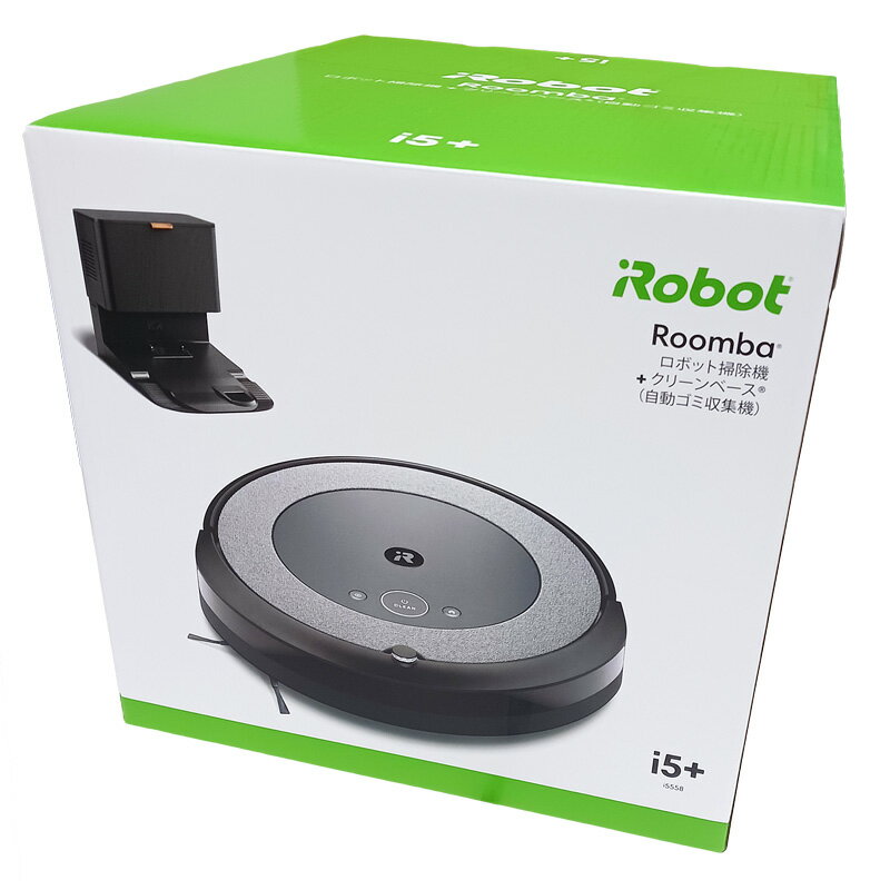 iRobot アイロボット ルンバ i5+ 掃除機掛け+水拭き掃除タイプ ロボット掃除機 I555860 掃除機 お掃除ロボット JAN:0885155036162 【北海道沖縄離島配送不可】 -NA-