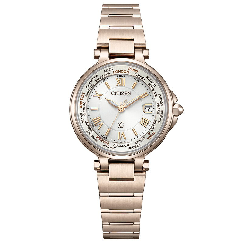   CITIZEN シチズン XC クロスシー basic collection EC1017-58A レディース 腕時計 光発電エコ・ドライブ サクラカラー JAN:4974375532441 -FK-