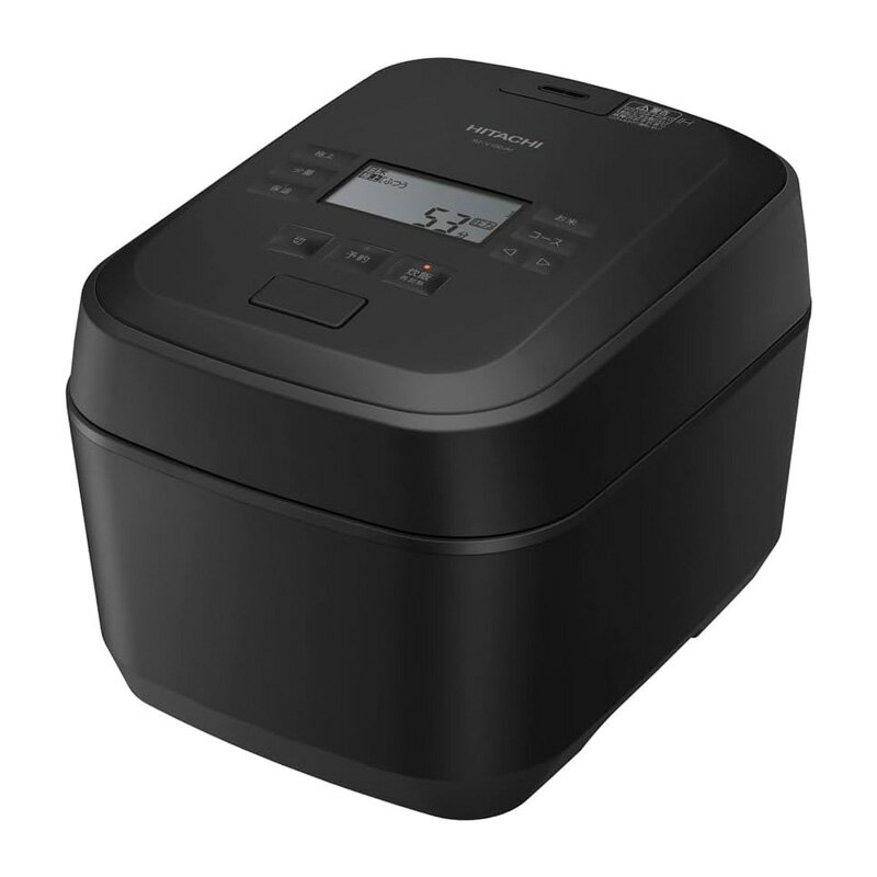【安心の上場企業】 HITACHI 日立 ふっくら御膳 5.5合炊き 圧力&スチーム IH炊飯器 RZ-V100JM(K) フロストブラック JAN:4549873213705 【代引き支払い不可】【北海道沖縄離島配送不可】-FC-