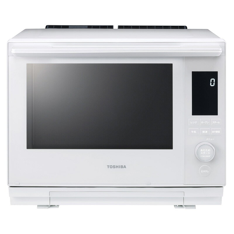 【安心の上場企業】 東芝 TOSHIBA 石窯ドーム 過熱水蒸気オーブンレンジ 30L 2段 ER-D3000B(W) グランホワイト JAN:49045301...