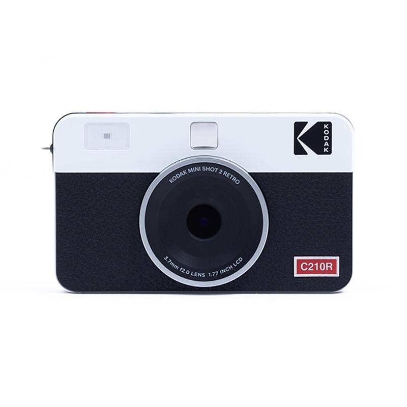 【安心の上場企業】Kodak コダック インスタントカメラ Mini Shot 2 RETRO ホワイト PMS2R-C210RW JAN:8809243710538 【代引き支払い不可】【北海道沖縄離島配送不可】-HW-