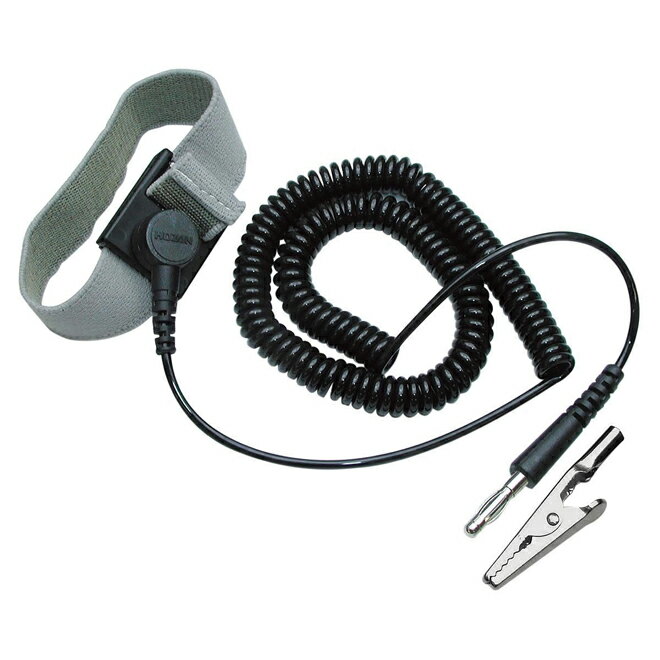 ホーザン(HOZAN) リストストラップ 金属アレルギー対応リストバンド コード全長3.0m コード実効長1.5m F-152