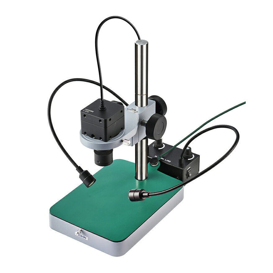 ホーザン(HOZAN) USB出力 マイクロスコープ倍率24~115倍 フレキシブルアーム照明 標準ベース L-KIT831