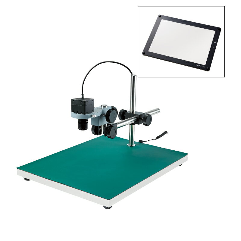 ホーザン(HOZAN) USB出力 マイクロスコープ倍率24~115倍 フラット照明 ロングベース L-KIT836