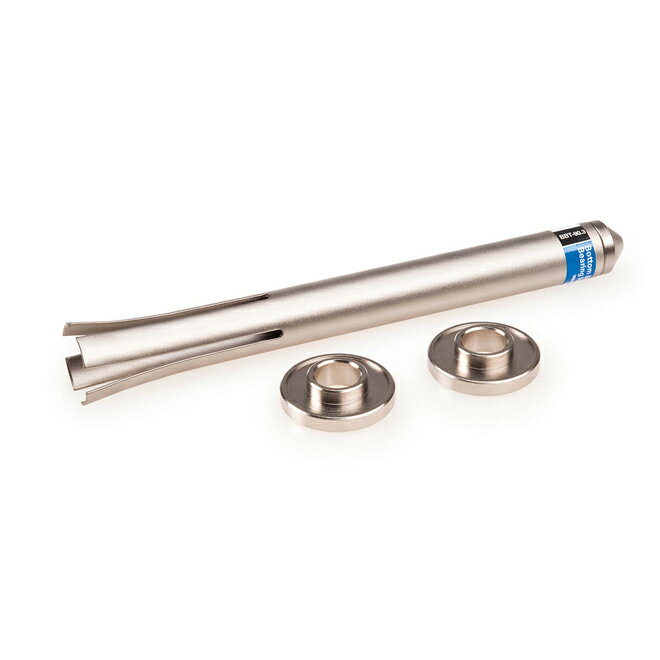 商品説明 プレスフィットなどBBシャフト径が24mmφの規格に対応するベアリングの着脱用ツールセット。ベアリング取り外しはヘッドワンポンチのように挿入してハンマーで叩き出し、ベアリングの挿入は付属の専用ブッシングをHHP-2もしくはHHP-...