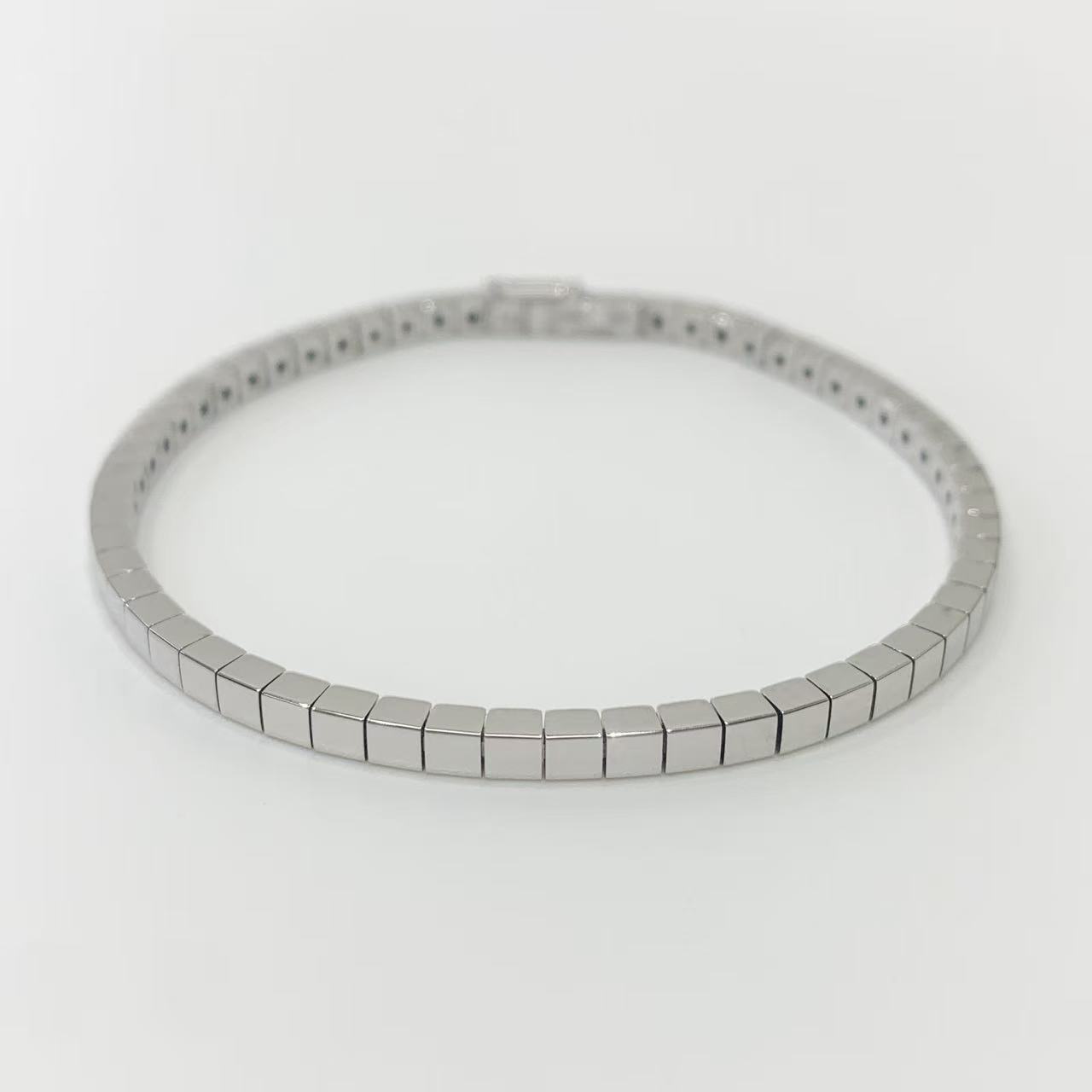 Rakuten - 【セールSALE】【中古】カルティエ CARTIER ラニエール ブレスレット K18WG ホワイトゴールド　750保証書付