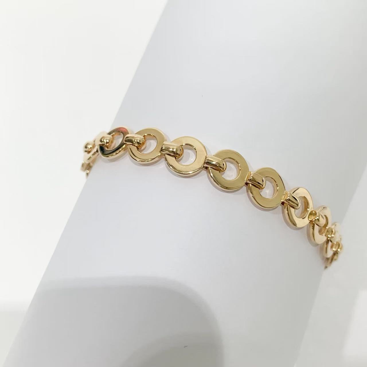 Rakuten - 【中古】シャネル CHANEL ブレスレット ココ Coco ラウンド サークル リンク K18YG