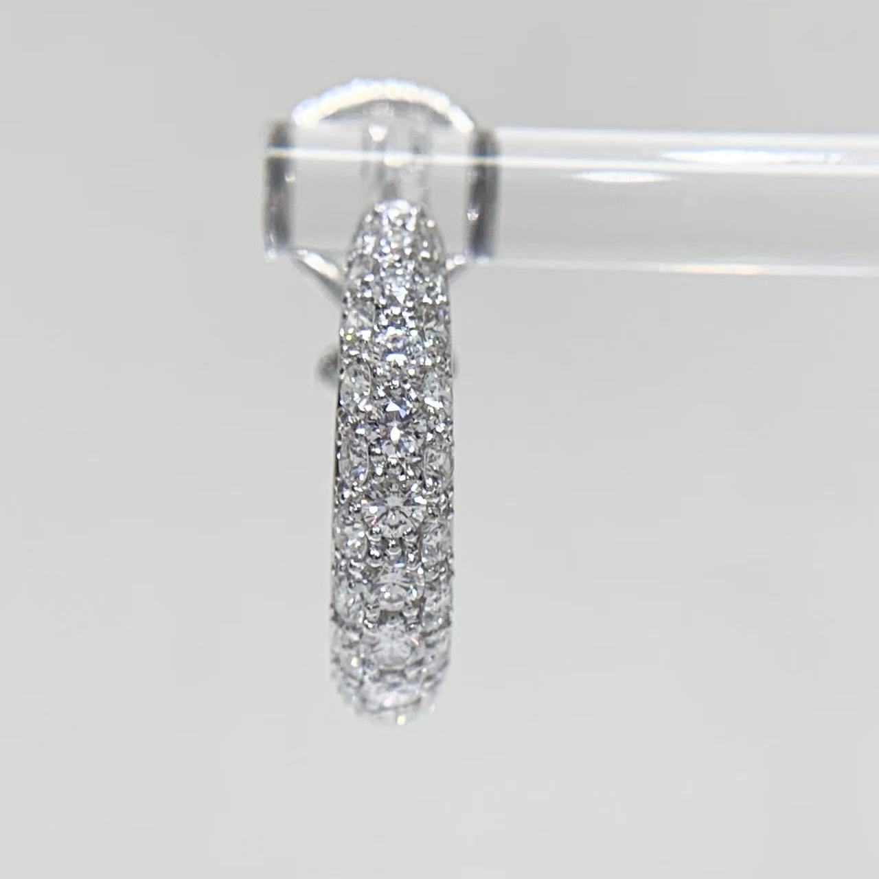Rakuten - 【中古】ギメル GIMEL ピアス片耳　パヴェダイヤ1.112ct PT950プラチナ