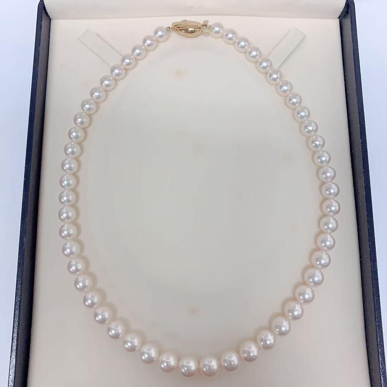 Rakuten - 【中古】 タサキ TASAKI ネックレス パール 真珠 7mm-9mm K18YG イエローゴールド