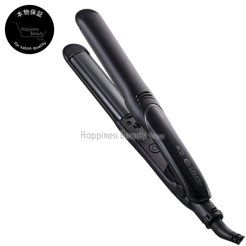 マイスター ストレート ST-R22 1台 クレイツ【送料無料(全国)】 CSC-G22BK、業務用ヘアアイロン、22mmオーバルプレート、根元ボリューム、海外対応ストレートアイロン