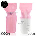 【送料無料(全国)】 アジュバン Re:>>> ナチュラル シャンプー 600ml 詰め替え + ナチュラル トリートメント 600g詰め替え セット adjuvant Re:>>> ピンク 無添加 無着色 無香料 低刺激 (在庫限り)