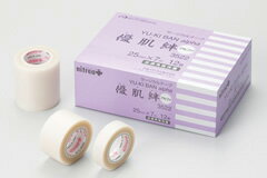 優肌絆アルファ 3521/3522/3525 ニトムズ【医療用テープ 半透明 クリア 肌に優しい 低刺激 サージカルテープ 新生児 敏感肌 はさみ不要 かぶれにくい 荒れにくい 医療 病院 アイラッシュテープ まつ毛固定 12mm幅 25mm幅】