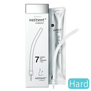<メール便2個まで可能>ナステントクラシック 1箱(7本入)ハード・右用【nastent classic】【鼻腔挿入チューブ・気道確保チューブ・気道閉塞防止チューブ・快眠対策】