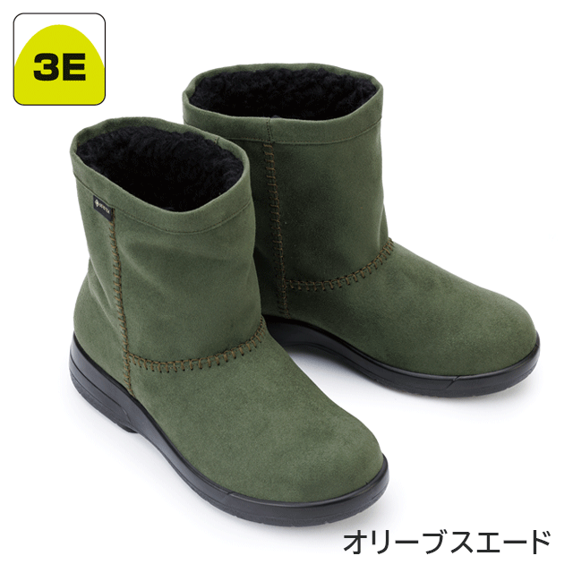 トップドライ TDY3915 オリーブスエード(AF39153) 22.0～26.0cm アサヒシューズ【滑りにくい 防滑レインシューズ 雨靴 TOPDRY 大きいサイズ ミドル丈 ハーフ丈 ゴアテックス 防水 撥水 秋冬 レディース 歩きやすい 衝撃吸収】