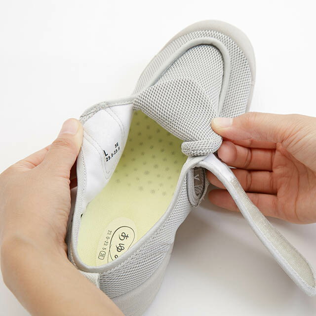 徳武産業「あゆみシューズ」早快ホスピタルシューズ　3E(2510) ネイビー　両足【撥水 抗菌 軽量 施設 入院 病院 介護靴 介護用シューズ リハビリシューズ】