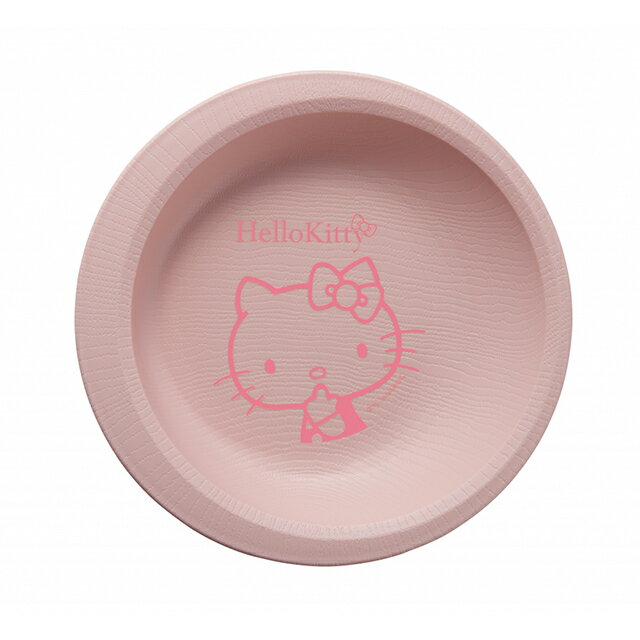 【12/1 9:59までポイント2倍】木目食器 ピンクプレート すくいやすいシリーズ ハローキティ 010301 ウ..
