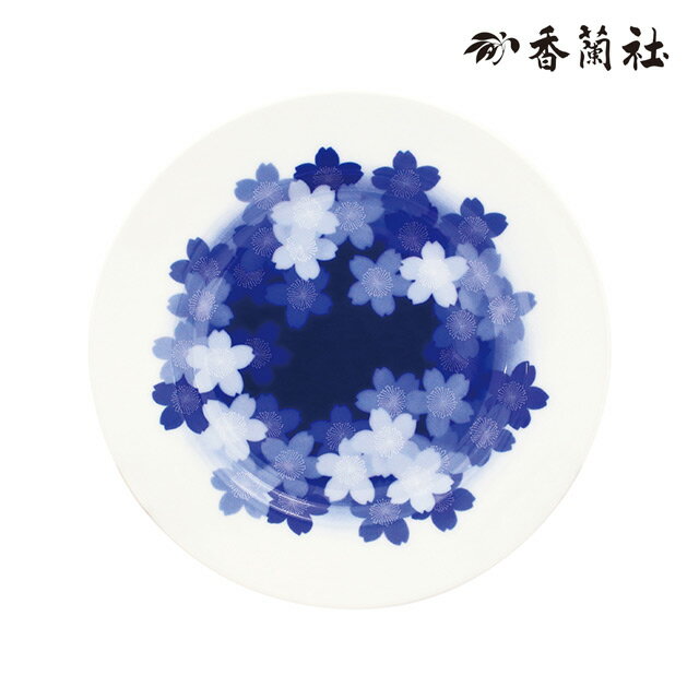【ポイント2倍】SAKURA・ケーキ皿 2800-1JC 香蘭社【食器 磁器 かわいい レトロ おしゃれ 中皿 サクラ ..