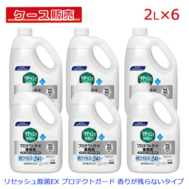 【ケース販売】【まとめ買い】花王 リセッシュ除菌EX プロテクトガード　香りが残らないタイプ 詰め替