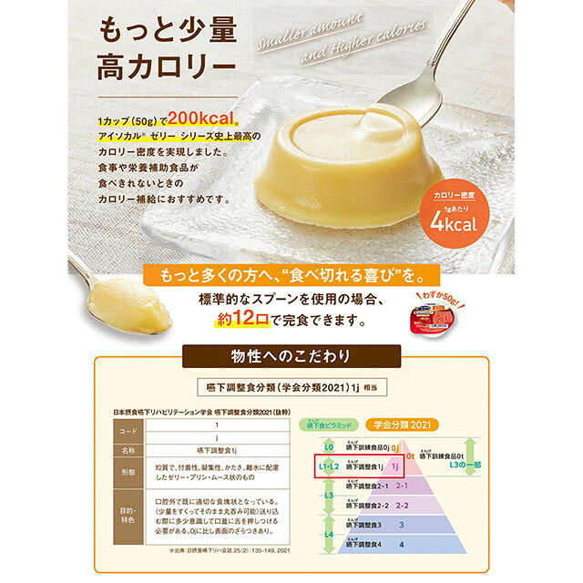 アイソカルゼリー もっとハイカロリー バラエティパック 24個セット ネスレ日本【Nestle 栄養補助食品 介護食 栄養食 健康管理 カップタイプ 4種x6個】 hpserve-10032984 ホスピマート サンプル画像2
