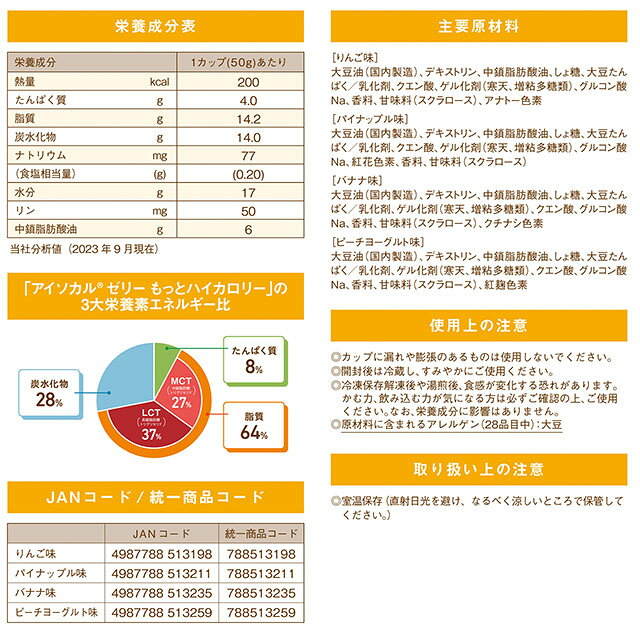 アイソカルゼリー もっとハイカロリー バラエティパック 24個セット ネスレ日本【Nestle 栄養補助食品 介護食 栄養食 健康管理 カップタイプ 4種x6個】 hpserve-10032984 ホスピマート サンプル画像3