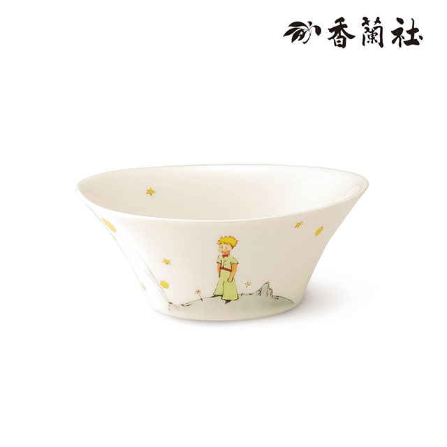 香蘭社 星の王子さま オーバルボール(小) B612Collection HO103-1GDS 香蘭社【13cm ボウル 取分け 鉢 かわいい おしゃれ 白磁 食器 陶磁器 有田焼 サラダボウル ギフト プレゼント】