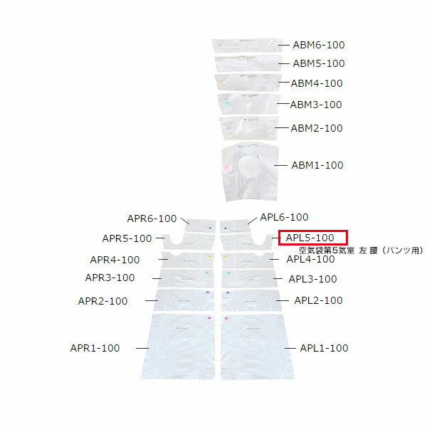 フィジカルメドマー空気袋第5気室左...