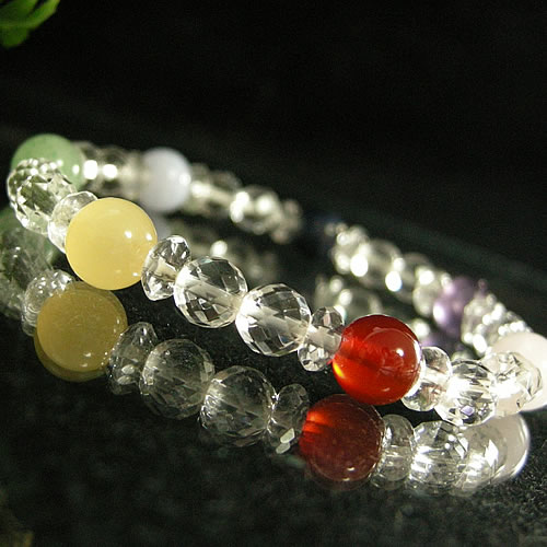 パワーストーン ブレスレット メンズ レディース ラッキー7色 ブレスレットパワーストーン 天然石 水晶 癒し 浄化 幸運 開運 金運 恋愛運 魔除け 対人運 ...