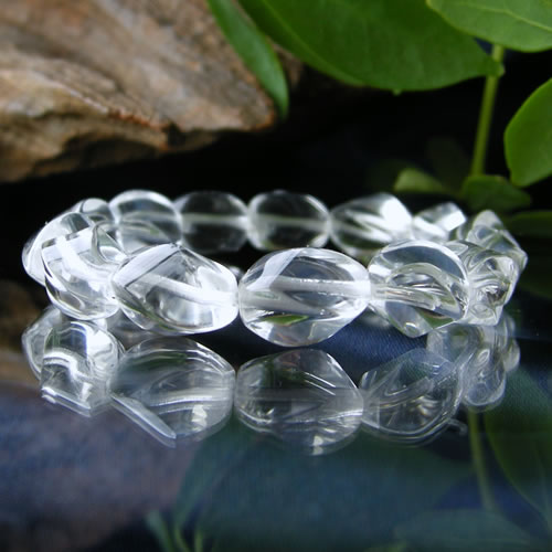 パワーストーン ブレスレット メンズ レディース 願いを叶える! ツイスト 水晶 ブレスレット パワ−スト−ン 天然石 水晶 癒し 浄化...