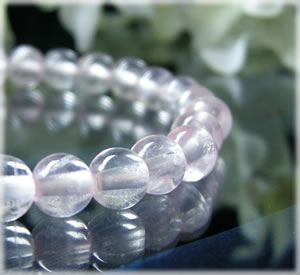 パワーストーン ブレスレット メンズ レディース 高品質(マダガスカル産)ローズクォーツブレスレット01 パワ−スト−ン 天然石 水晶 ...