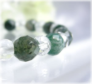 パワーストーン ブレスレット メンズ レディース モスアゲートブレスレット05 天然石 パワーストーン 水晶 癒し 浄化 幸運 開運 金運 恋愛運 魔除け 対人運 天然石 ゴム ペア ハンドメイド ギフト パワーストーンブレスレット