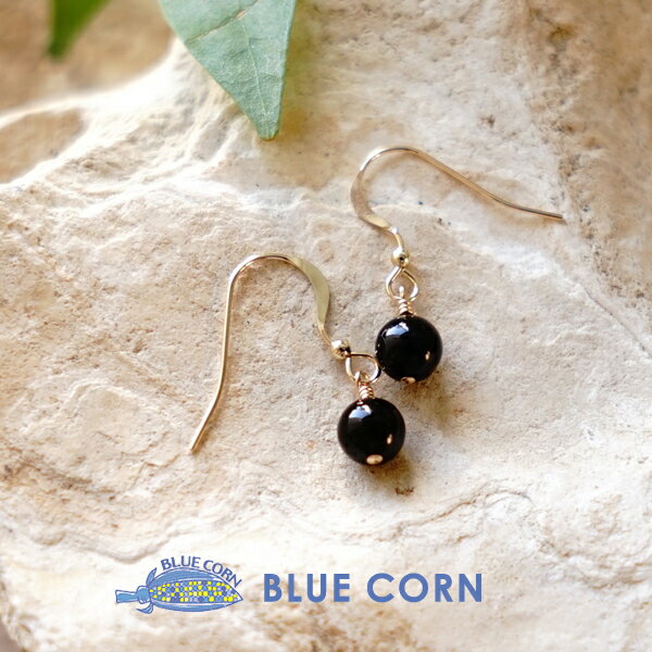 ピアス モリオン黒水晶 【最強の魔除けのパワーストーン】14KGF パワーストーン ピアス ジュエリー ピアス ギフト かわいい レディース 女性 ブラック フ...